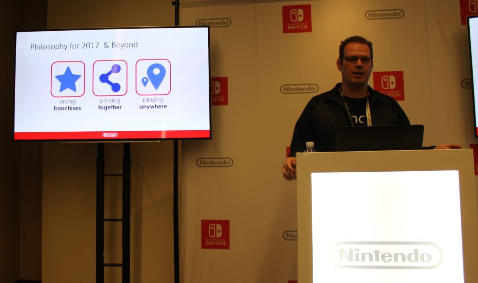 Nintendo's Damon Baker.