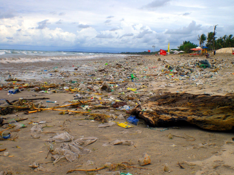 Recycling plastic trash before it can reach the ocean