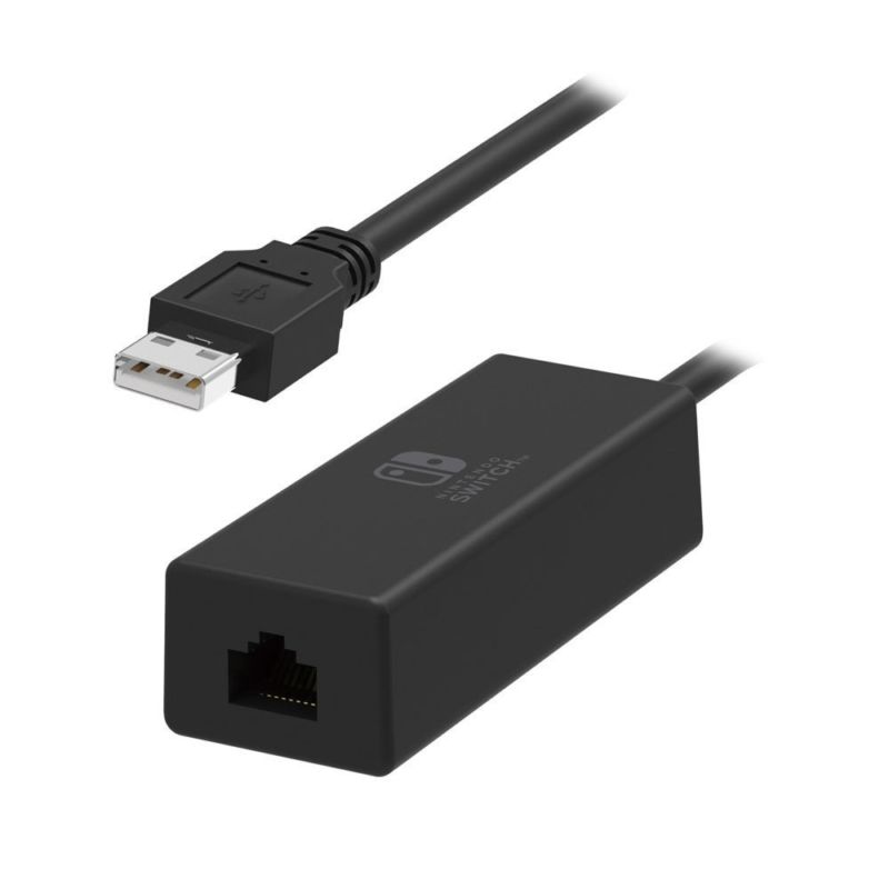 Hori's licensed USB-to-ethernet adapter for the Nintendo Switch will allow docked consoles to connect directly with each other via LAN, no Internet connection required.