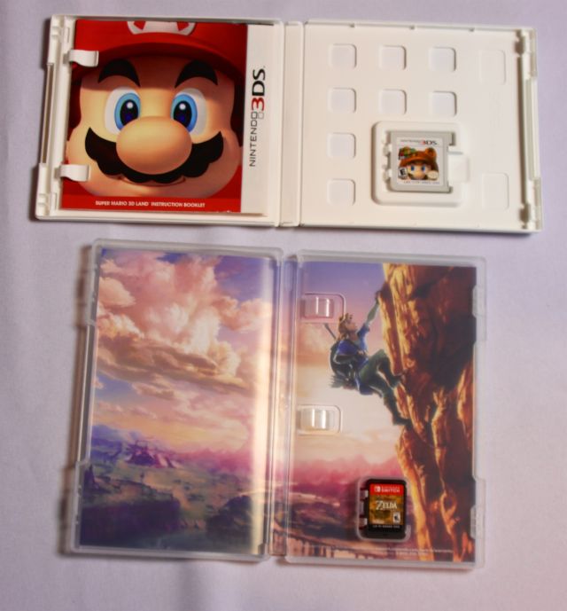empty 3ds game cases