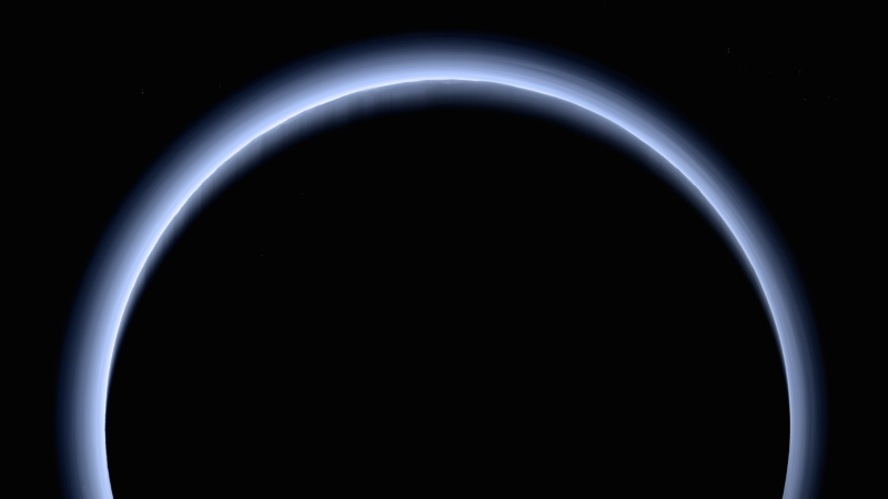 New Horizons' high-resolution farewell to Pluto.