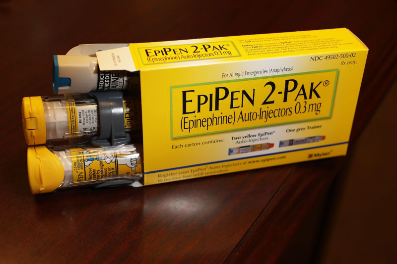 EpiPen two-pack.