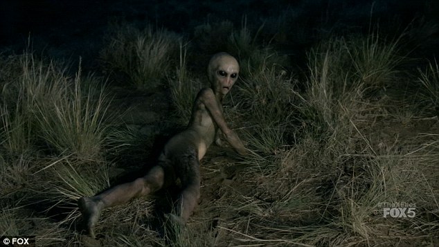 Yes, on-screen this is an alien crawling away, but in real life...