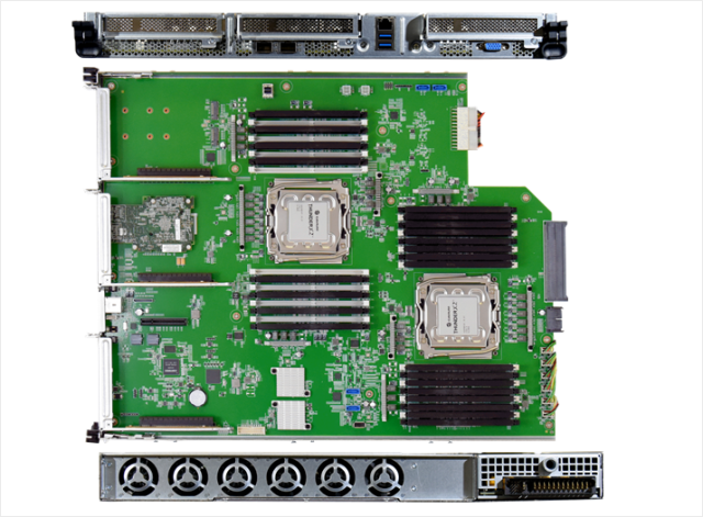 Cavium ThunderX2 server for Project Olympus.