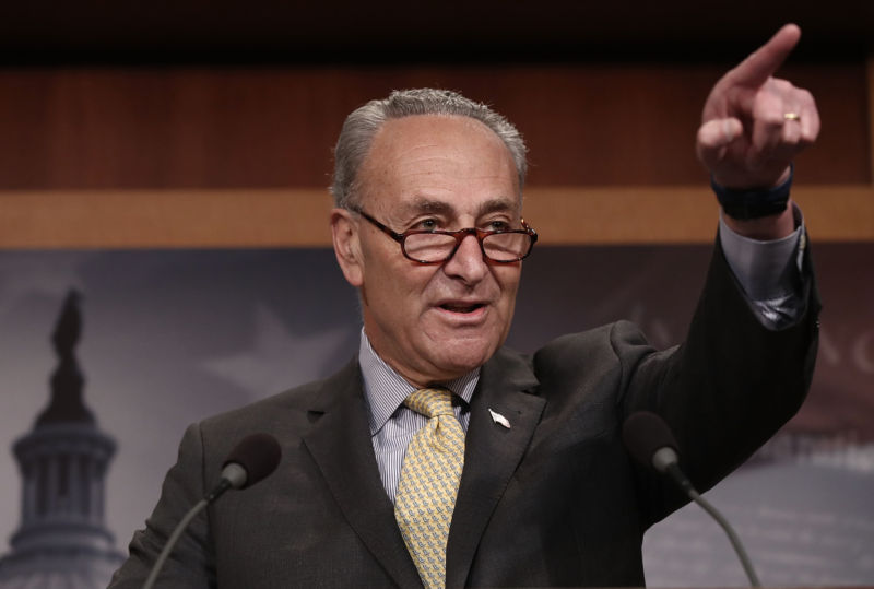 Senate Democratic Leader Chuck Schumer.