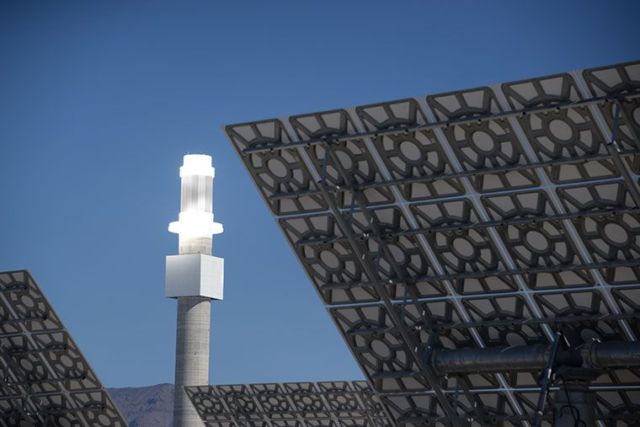 A solar thermal plant in the US.
