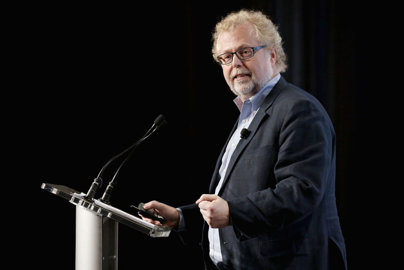 Intellectual Ventures CEO Nathan Myhrvold at <em>The New York Times</em>' "Food For Tomorrow" conference in 2015. 