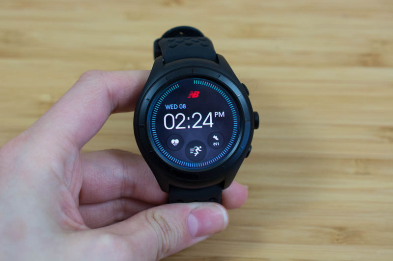 New Balance's $299 RunIQ Android Wear running watch.