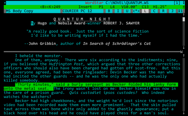 Wordstar A Writer S Word Processor Ars Technica