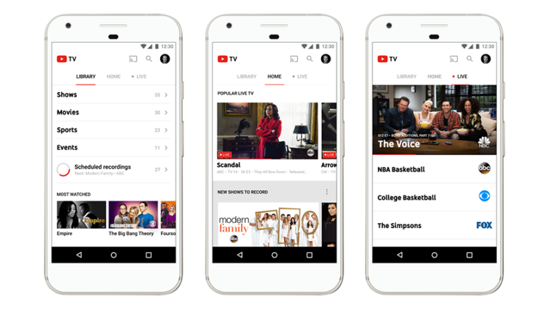 youtube tv windows app