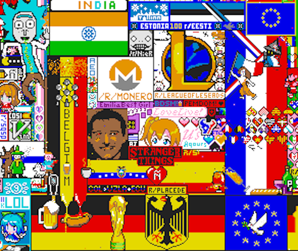 r/Place and the battle of pixels - The Washington Post