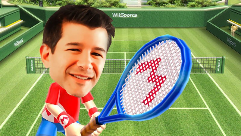 Wii tennis best sale