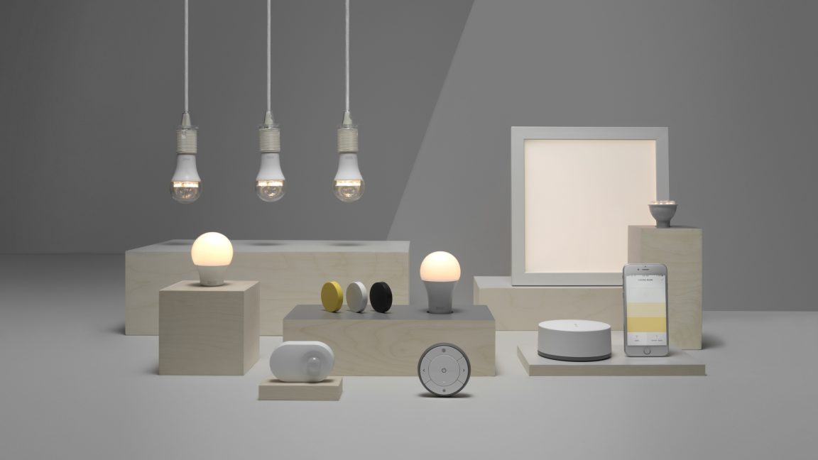 新品未使用　ikea ライト　3点セット IKEA's low-cost smart lights get Alexa, Google, and Siri voice