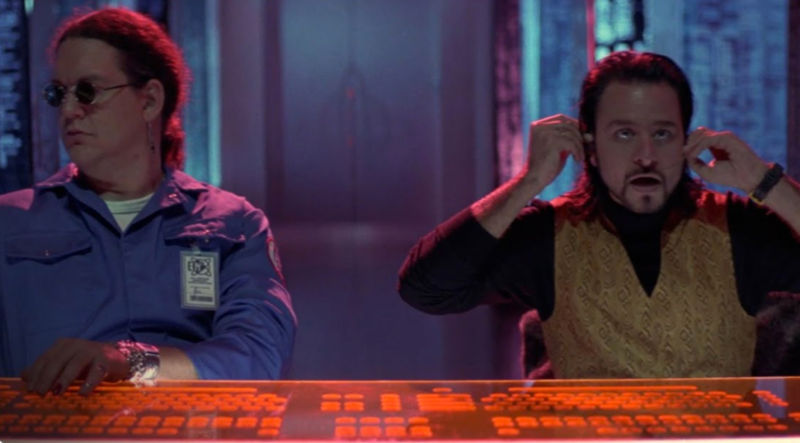 The bad guys will try to get you with their glowing keyboards and headsets, at least in the classic movie <em>Hackers</em>.