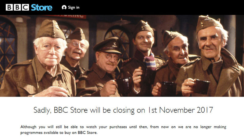 BBC Store closes after just 18 months
