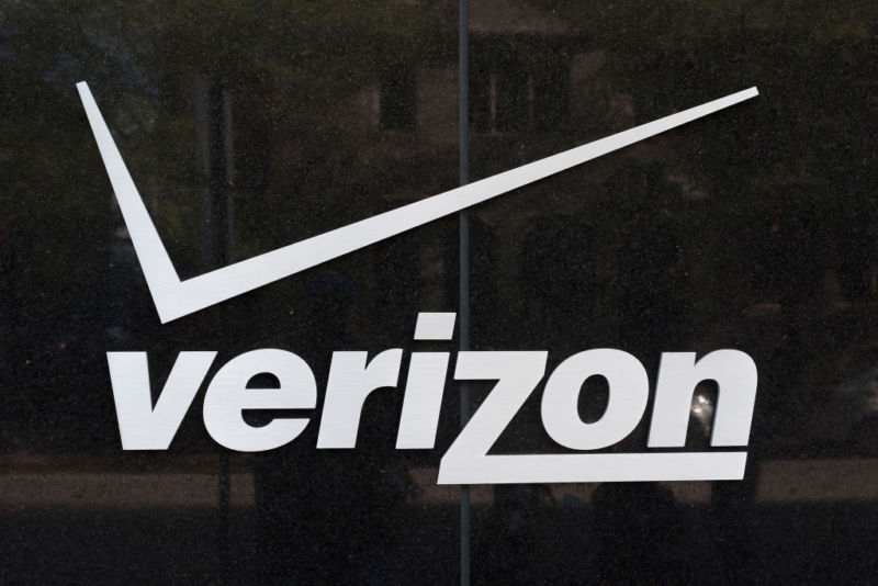 Un logo Verizon.