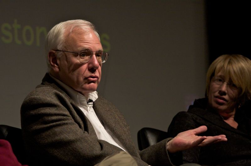 Charles Thacker (left) as seen in 2008.