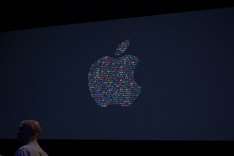 The stage at WWDC 2016.