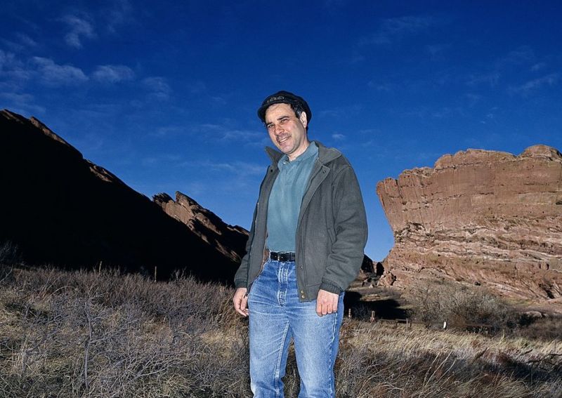 Robert Zubrin, an aerospace engineer who formed the Mars Society, photographed in Red Rocks, Colorado.