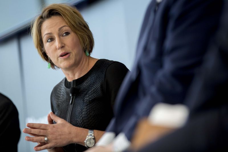 Heather Bresch, chief executive officer of Mylan Inc, in 2015, the year the company underwent a tax inversion.