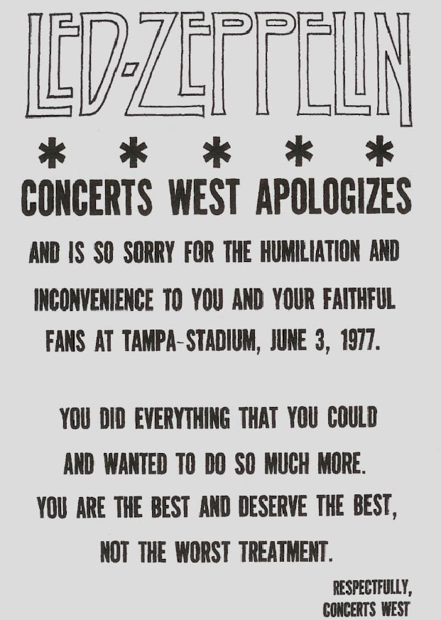 Forty years gone: I was 12 when a Led Zeppelin concert turned into a ...