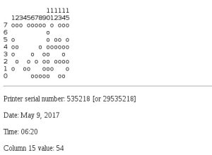 Die Ergebnisse der Eingabe des Punktmusters aus dem NSA-Leck in das EFF-Tool zeigen an, wann und wo die Seite gedruckt wurde.