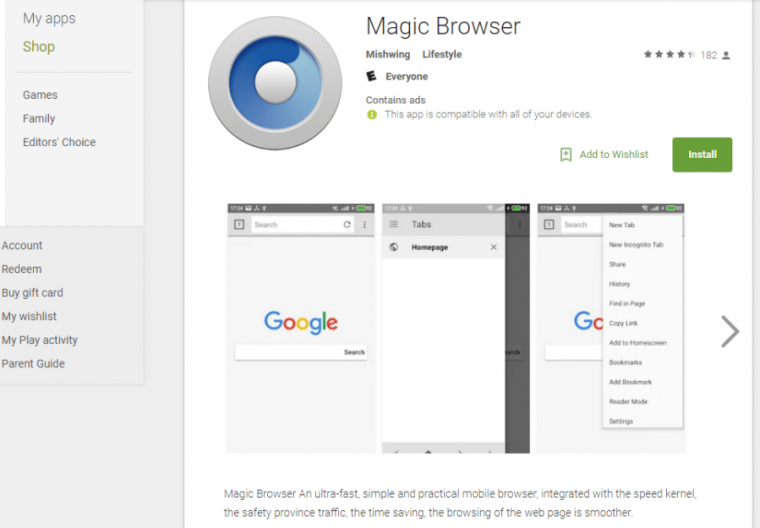 instal the new for android Magic Browser Recovery 3.7