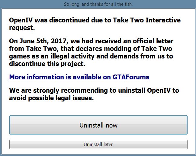 Old GTA Mods Are Being Removed By Take-Two