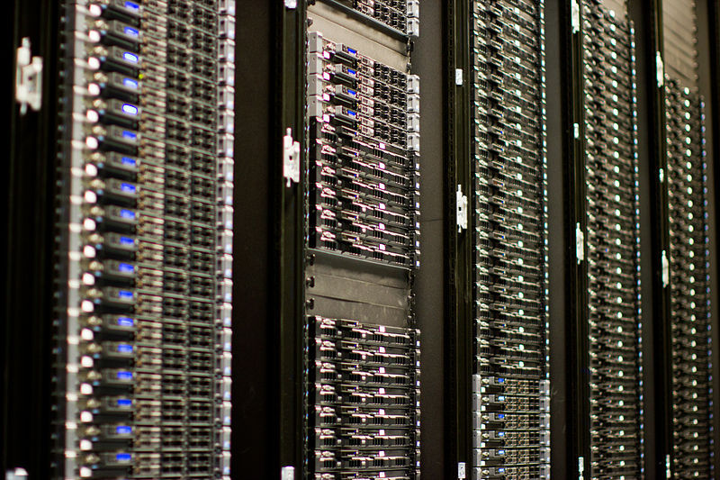 Photograph of computer server.