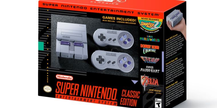 Plug-and-play SNES Classic coming Sept. 29 for $80 with two controllers [Updated]