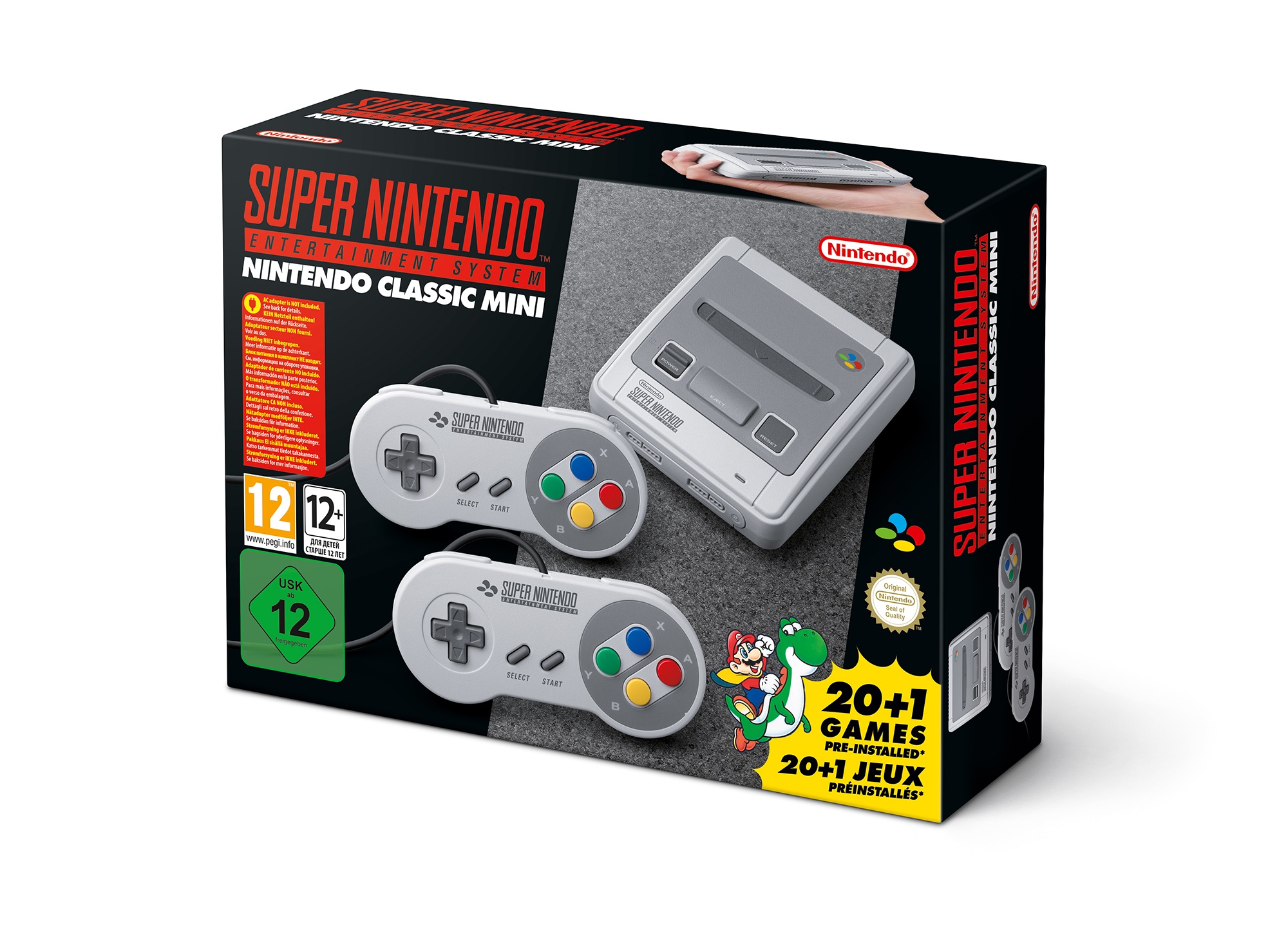 Nintendo Classic Mini Super CLV-301 deals with Two Controllers D2