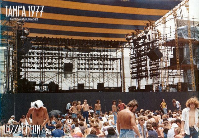 Led zeppelin tampa 2025 1977