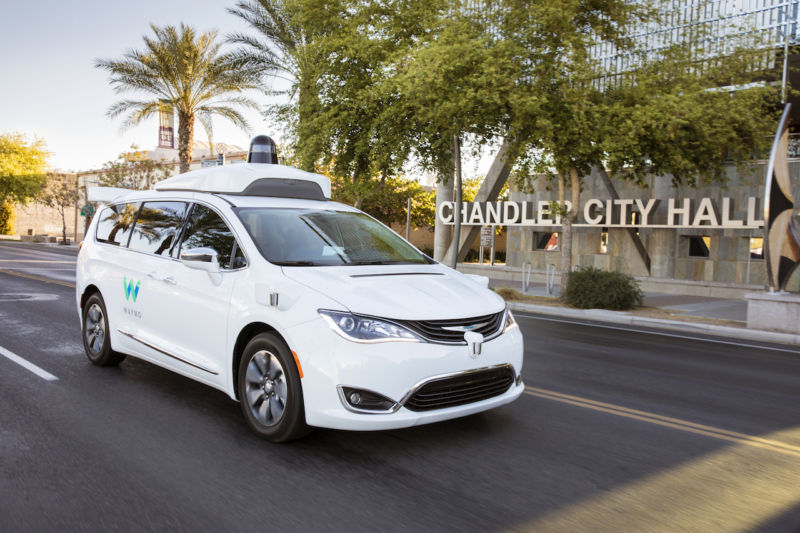 Waymo car in Arizona