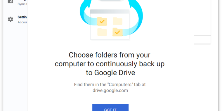google drive desktop exclude folder