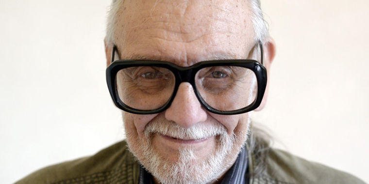 photo of George A Romero, master of the zombie horror, dies aged 77 image