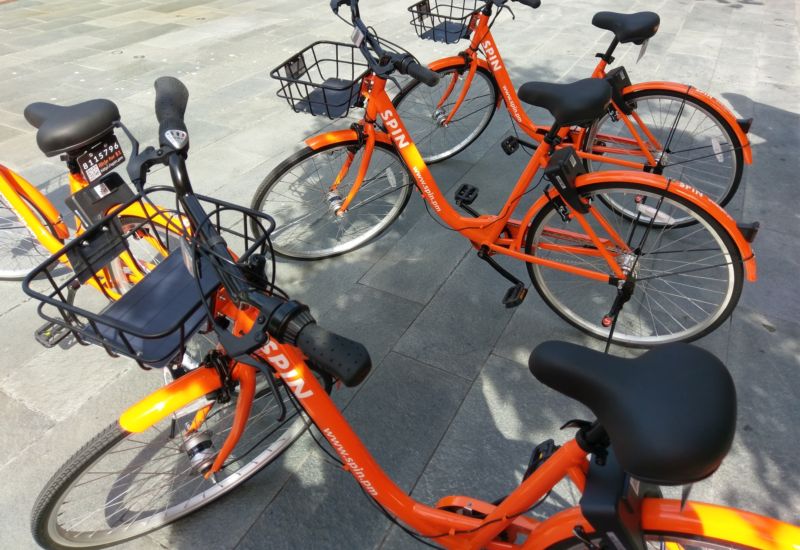 These bikes have not been thrown into the Puget Sound... yet.