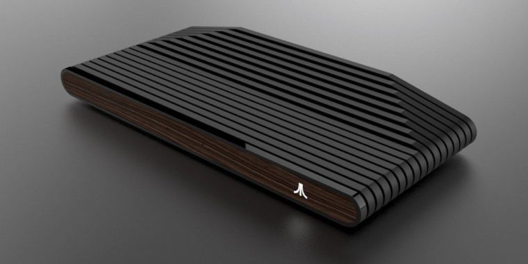 photo of Ataribox retro mini-console plays current and classic games image