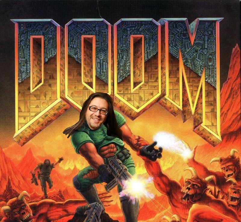 Doom's cover art had one secret—and John Romero just spilled it