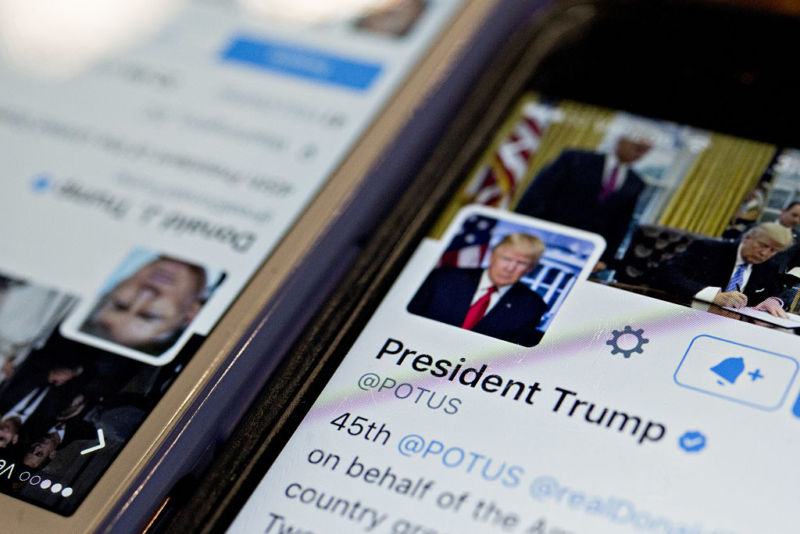 Twitter users blocked by Trump sue, claim @realDonaldTrump is public forum
