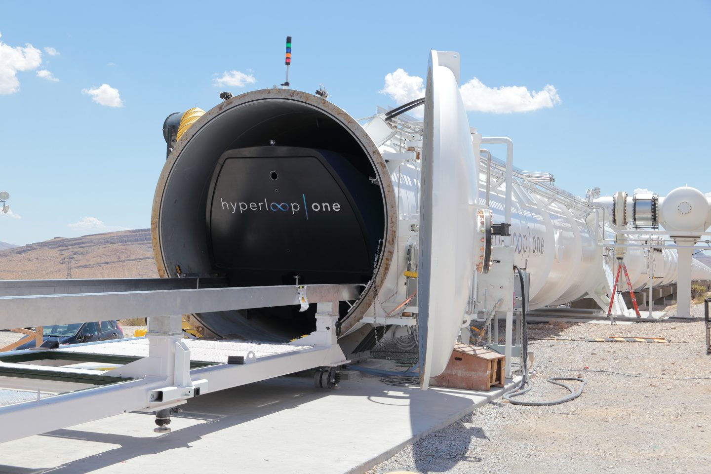 Hyperloop One says it sent a demo pod down its test track - Ars Technica