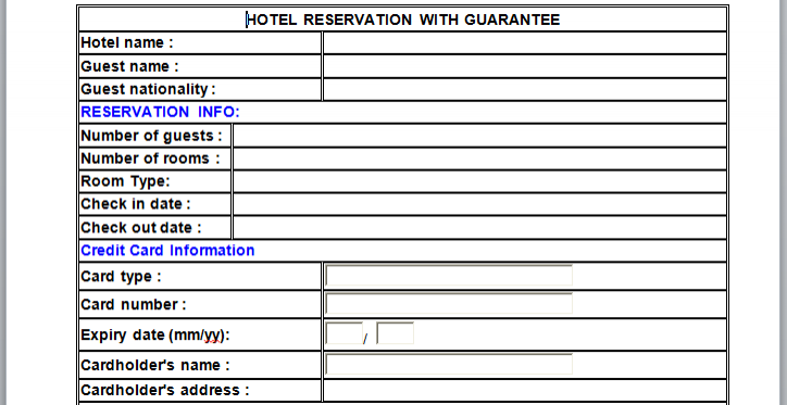 Part of a booby-trapped Microsoft Word document that was sent to multiple hotels. Once infected, computers would attempt to compromise other computers connected to the same network.