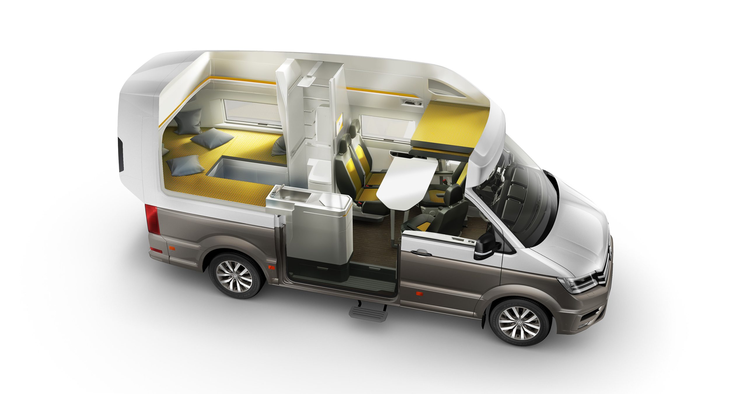 VW's California XXL, an amazing camper van that needs to come to the US -  Ars Technica, image size:2560x1350