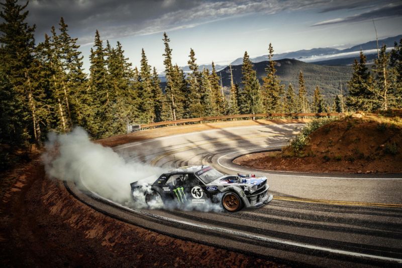 Ken Blocks Latest Insane Drifting Video Takes Place On Pikes Peak Ars Technica