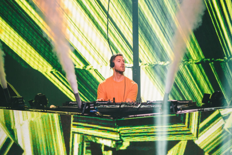 Calvin Harris performing at the 2016 festival.