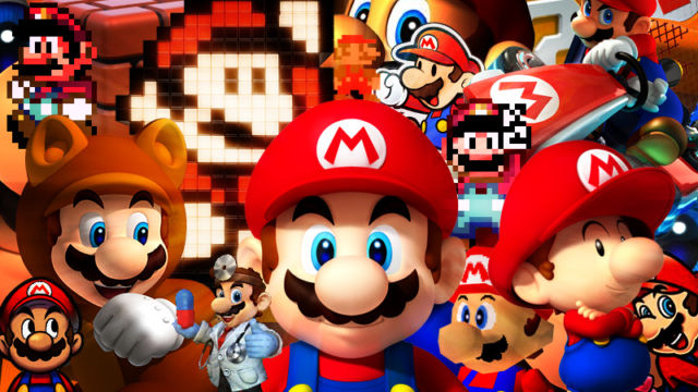 The many faces of Mario.