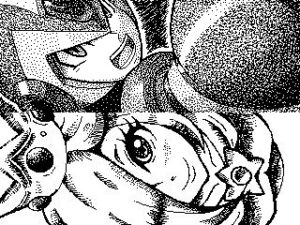 Wonderful dot-art like this is part of what the Miiverse preservation effort is trying to save.