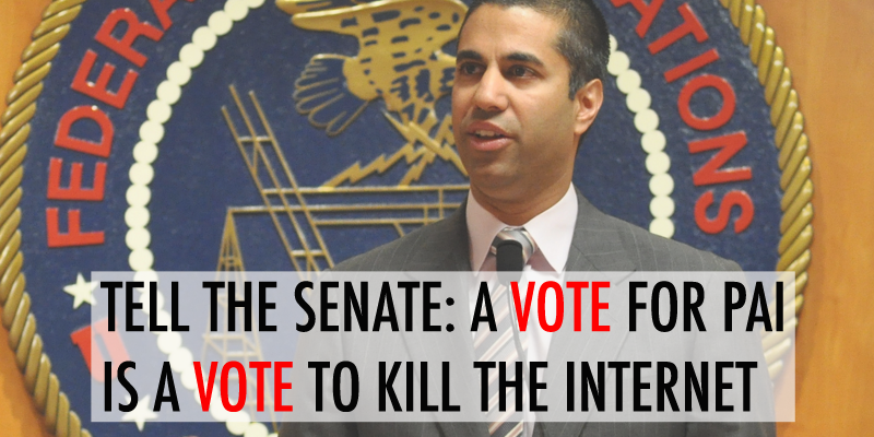 Ajit Pai Should Be Fired Petition Says Before Senate Re