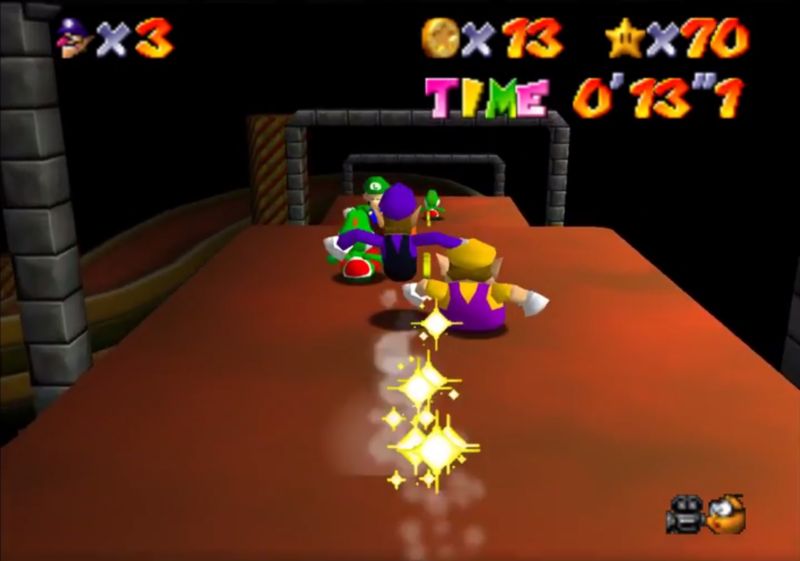 A shot from the trailer for <em>Super Mario 64 Online</em>, which has since been taken down from YouTube by a Nintendo DMCA request.