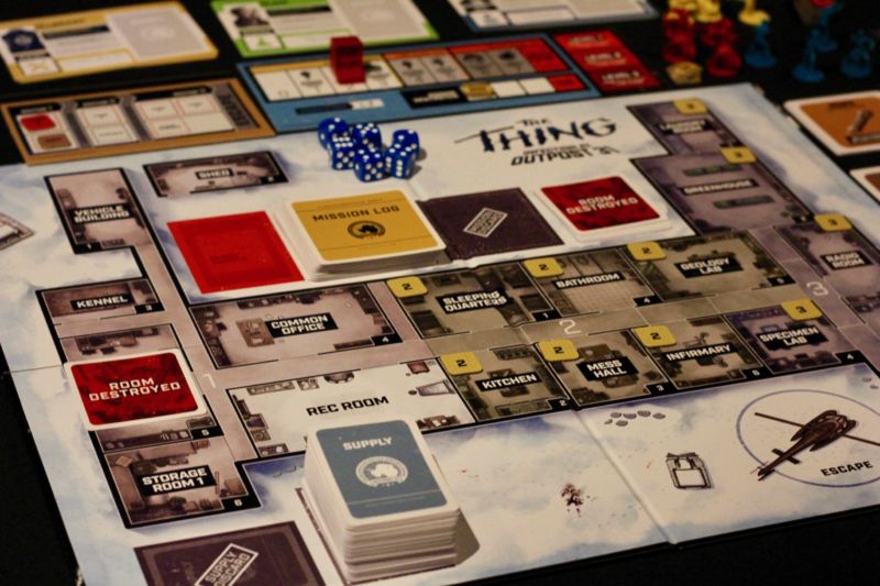 Behold the glory that is Mondo's <em>The Thing</em> board game: Infection in Outpost 31. 