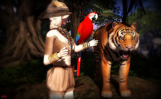 Not one of the rare virtual pets but still an animal experience most may only find in Second Life.